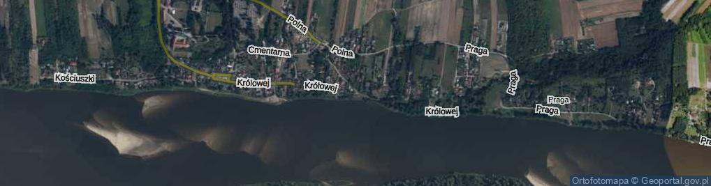 Zdjęcie satelitarne Królowej Jadwigi ul.